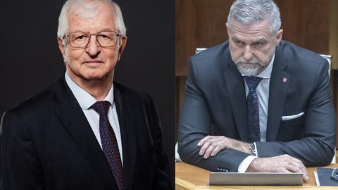 T. Gašpar a V. Karas diskutovali v relácii TA3 Téma dňa o odvolaní predsedu Súdnej rady SR  (Analýza)