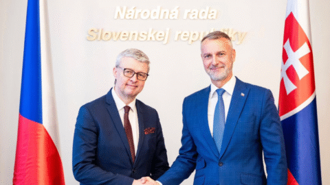 Predseda NR SR Raši rokoval s podpredsedom vlády a ministrom priemyslu a obchodu Českej republiky Karlom Havlíčkom