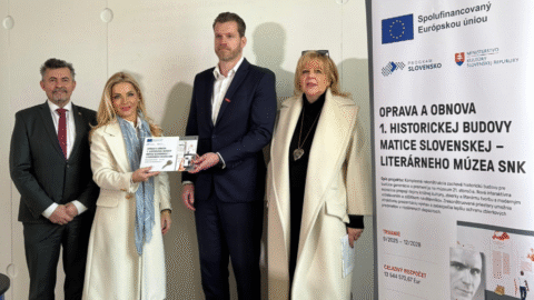 Začala sa obnova 1. historickej budovy Matice Slovenskej v Martine, sídla Literárneho múzea Slovenskej národnej knižnice, potvrdila ministerka kultúry